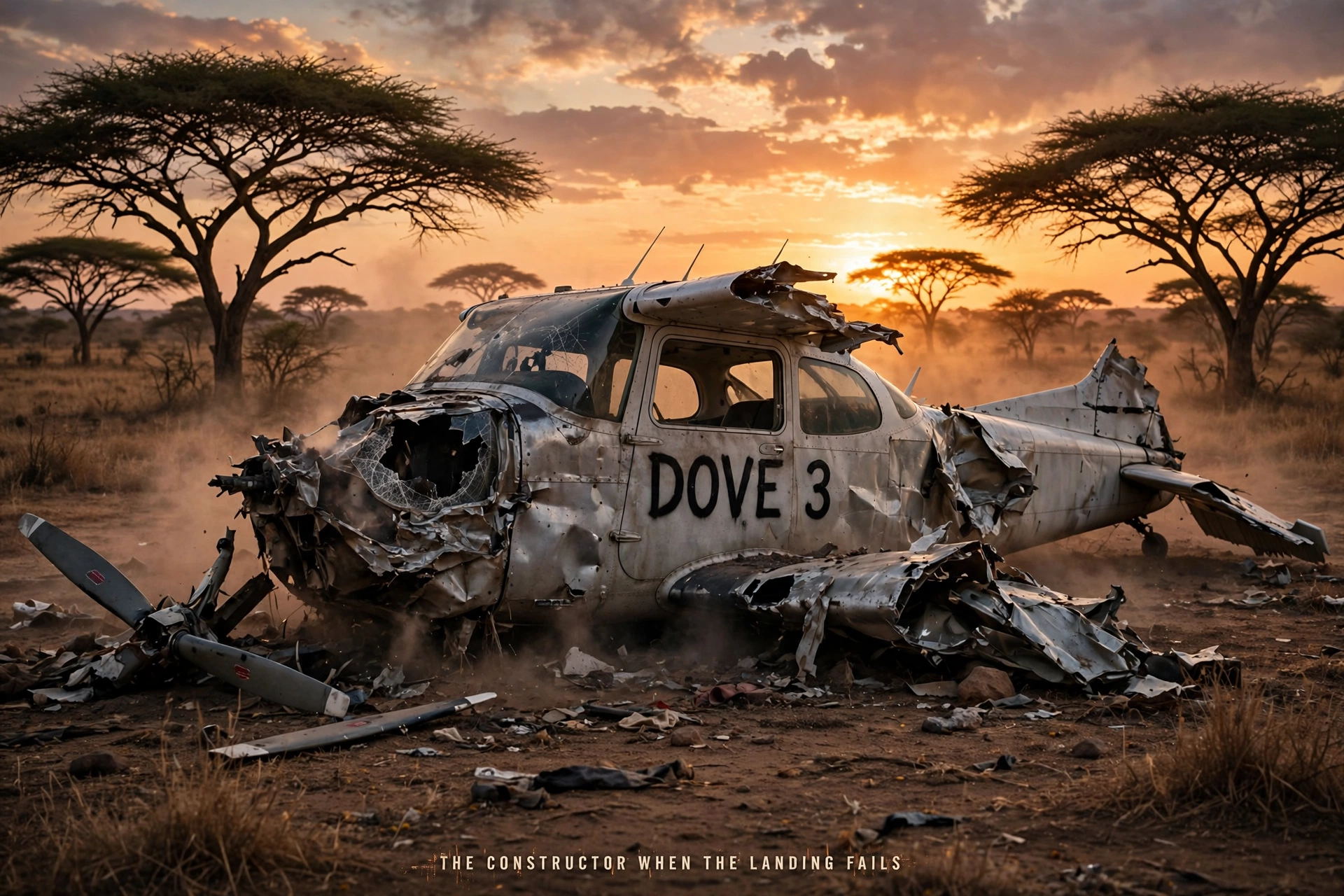 DOVE 3 Wrack in Savanne